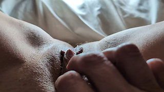Extremely Close up Fingering Pussy