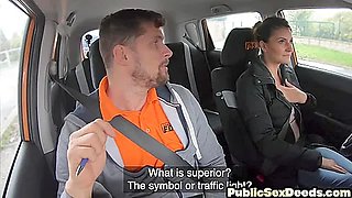 Cute Learner Cockriding Her Instructor