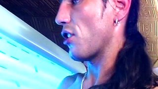 Perfect German Stepmom Fucked in the Solarium