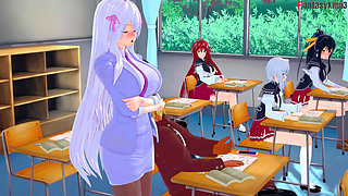Rias Gremory Get fucked in the bathroom - DXD NTR Madness Series