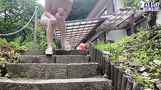 Wet-mark Wander as She Leaves a Naughty Shimmering Trail Wherever She Bares Herself 1st Half