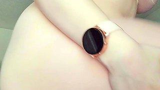 Amateur blond girl with big boobs getting fucked