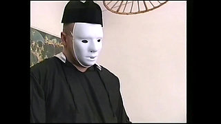 Sexy Brunette Hardly Fucked by a Masked Guy