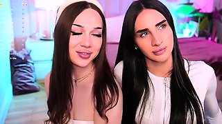 Brunette amateur webcam teen girl stripping