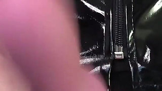 A Jerk-off Instruction with the Strap-on