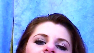 Skinny teen tries a strap on with a friend for the first time and fucks him with it