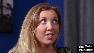 SPH IR GF fucked in front of small cock cuckold voyeur