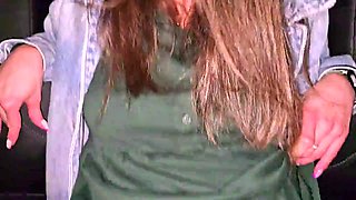 S-Wife Katy Watches Family Clash with Tits Drenched in Huge Cumshot
