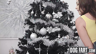 DOGFART - Hot Stepdaughter Rissa May's Dripping Pussy Pounded