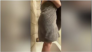 Getting Ready For The Shower