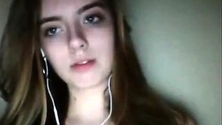 Sexy Teen Shows Off Her Big Boobs and Masturbates on Omegle