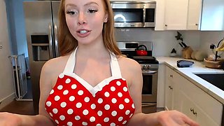 SelfDesire Hot redhead babe Jayden Cole outdoor masturb