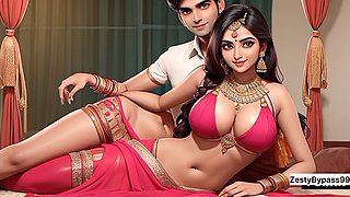 Indian wife enjoys steamy sex adventures with multiple partners