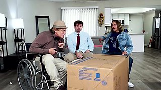 DAP and DP with busty personal assistant