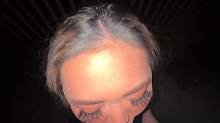 Busty Asian has Loud Moaning Orgasm in Public