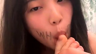 최고 걸레라고 영어로 홍보하는 육덕 유학녀