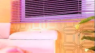 Beauty small tit amateur teen masturbating her shaved pussy