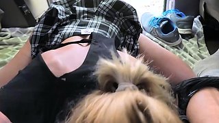 Miley-Weasel - Versaute Blondine Mitten Auf Dem Vollen
