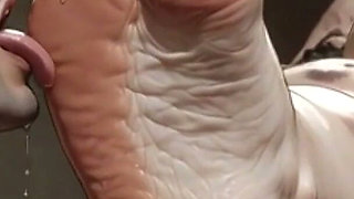 Massive Giantess BBW Foot Slave - Tiny Man Licking Her Huge Feet