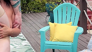 Nude Lift and Carry Featuring Nadia White and Baxx