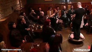 Cheyenne Jewel & Princess Donna: Anal & Bondage in Public Bar