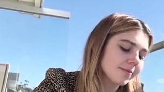 Alexis Evans Facial Blowjob In Balcony Onlyfans Video