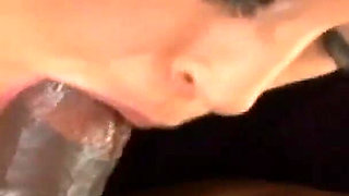 Interracial video with Claudia Valentine a slut with a shaved pussy fucking with a BBC that breaks her pussy