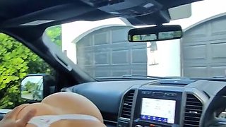Jadeteen Teases POV Big Black Dick Car Passion