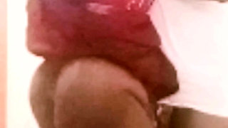 Desi Indian Tamil BBW Wife Latha Standing Hug Ass Squeeze & Pussy Lick by Financier for Debt Pay!