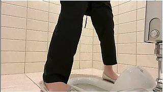 Peeing In A Japanese Style Toilet