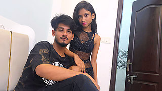 An Indian man went to his sister-in-law's stepsister's house and had intense sex with her using his large penis.