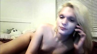 Webcam Blonde Anal Dildo Masturbation