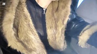 Johny84helen Gets A Winter Car Blowjob From A Mature Russian MILF