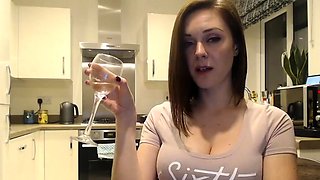 Big boobs milf masturbates with her dildo