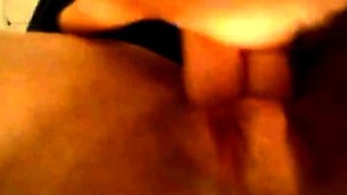 Hot amateur busty brunette masturbate in webcam