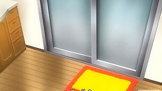 Hentai Step-Sis Surprise: First Time on the Couch with Titty Fucking