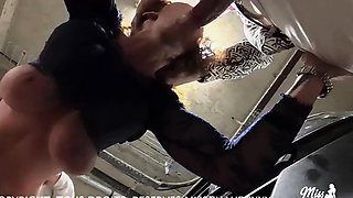 Group sex hardcore double blowjob swallowing cum