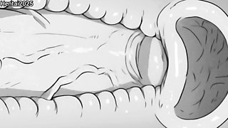Threesome in Sauna Cartoon Hentai Animation