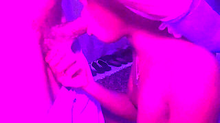 Hot Blow Job Ebony Teen with Suction Lips and Tongue Action POV