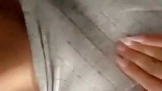 Sexting on Snapchat while listening to my stepmom fucking a stranger! I squirt 3 times at her door!
