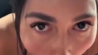 CarynBeaumont sexy point of view bj in the gym