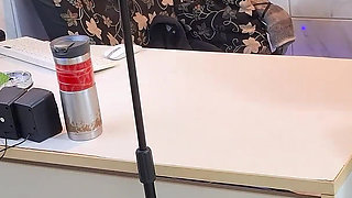 Female Boss Orders Employee to Take off His Clothes and Sucks His Ass