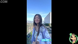 FINISH GF PRACTICE: Latina Teenage Aubry Babcock at Home in Beverly Hills Morning Missionary and gargle Facial cumshot Stream 1