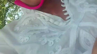 Squirt on Risky Place