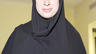 Real Hijab Wife Picked up and Slutted Out