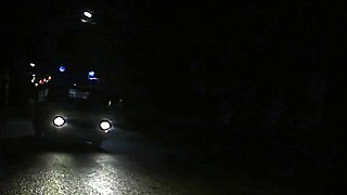 Babe doing a hardcore blowjob