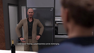 Steps of Debauchery - Part 9: Cuckolded at the Dean's Dinner and Fucked While Being Watched