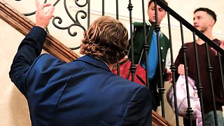 Amateur Asian College Teen Gives Blowjob