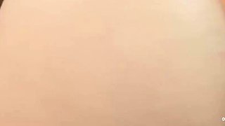 Girl Big tits attempts on her smallest bikini,