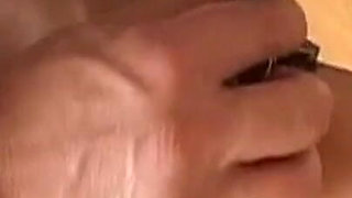 Chained Brunette MILF Deepthroats Master's Cock Eagerly
